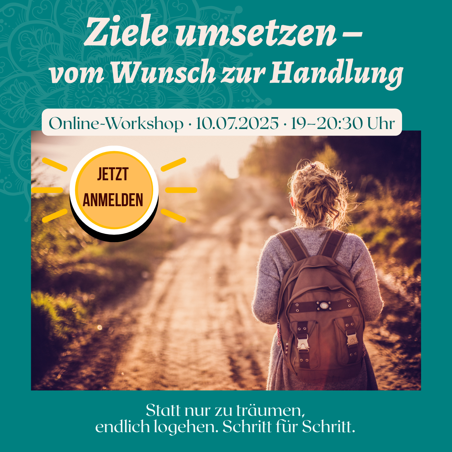 Grafik Ankündigung Ziele-Workshop